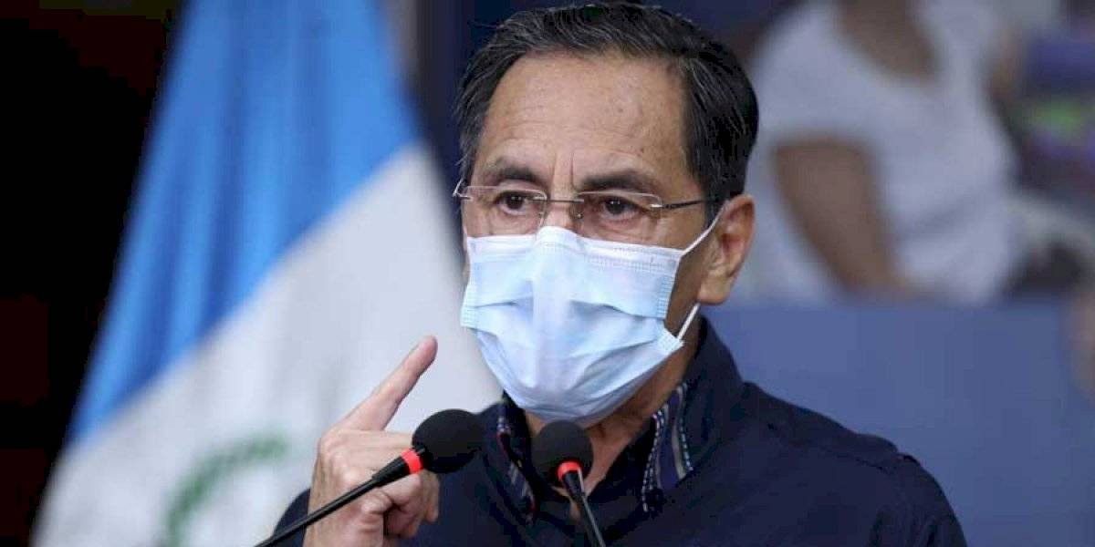 Hugo Monroy ministro de salud, habla sobre contagios con coronavirus en Guatemala
