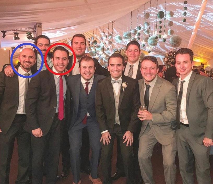 Corrupción en la compra de mascarillas 1 El hijo de Giammattei en una fiesta junto con su socio de corrupcíon