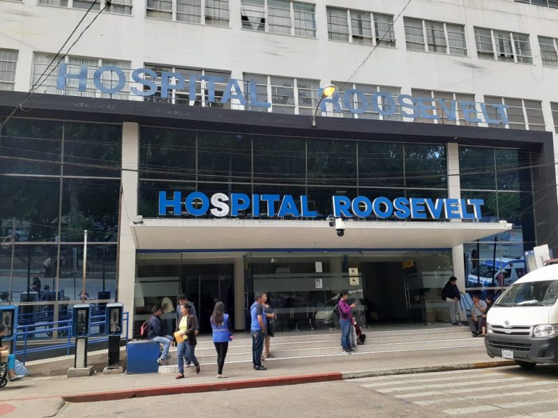 Entrada del hospital roosevelt