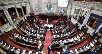 Pleno del Congreso de la república de Guatemala en sesión