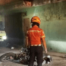 Brutal accidente en Mizxco Guatemala donde un motorista pierde la vida, se observa su cuerpo desecho
