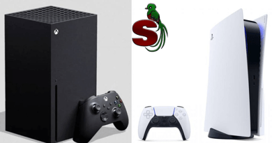 Consolas de video juegos Xbox series x y una sony Ps5 una es blanca y la otra negra