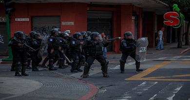 Agentes de la Policía Nacional Civil usan brutalidad policial en contra del pueblo de Guatemala
