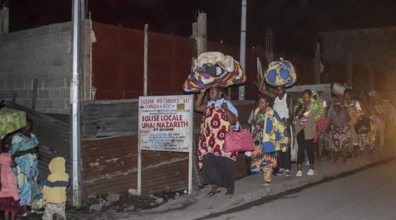Volcán hace erupción en el Congo