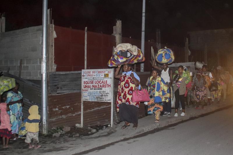Lava de volcán en el Congo destruye viviendas 1 Volcán hace erupción en el Congo