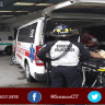 Rayo impacta en una cancha de fútbol