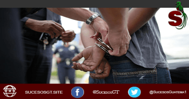 Peligroso delincuente capturado en Guatemala