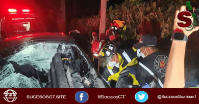 Imágenes de aparatoso accidente en Antigua Guatemala