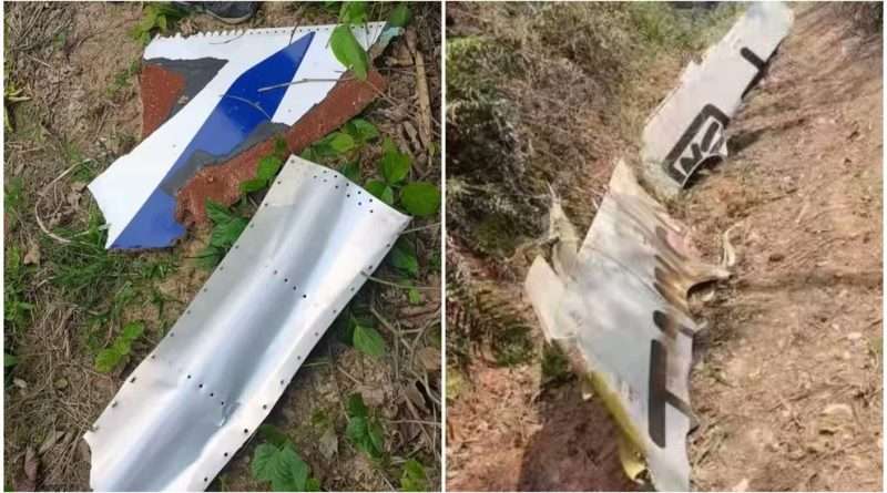 Avión se estrella en China