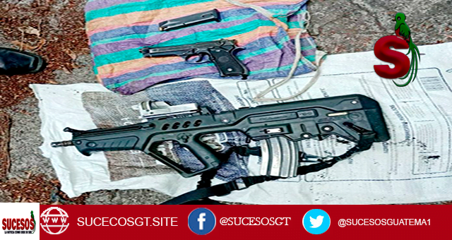detienen delincuentes 2 Detienen a delincuentes que atacaron a un agente de la Policía Nacional Civil (PNC) y le robaron su equipo entre eso un fusil Tavor.