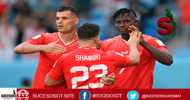 Suiza vs Camerún celebración del gol de Émbolo