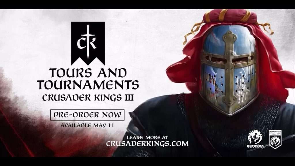 La expansión de Crusader Kings 3: Tours & Tournaments ya llegó. 1 Portada de Crusader Kings III Tours & Touurnaments