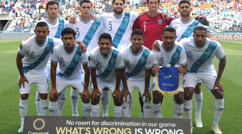 Selección de Guatemala que participo en la copa de Oro.
