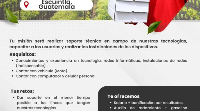 WhatsApp Image 2023 11 30 at 4.02.48 PM 2 La prestigiosa empresa SIOMA busca técnico de operaciones, para el departamento de escuintla, aprovecha esta gran oportunidad y aplica YA.