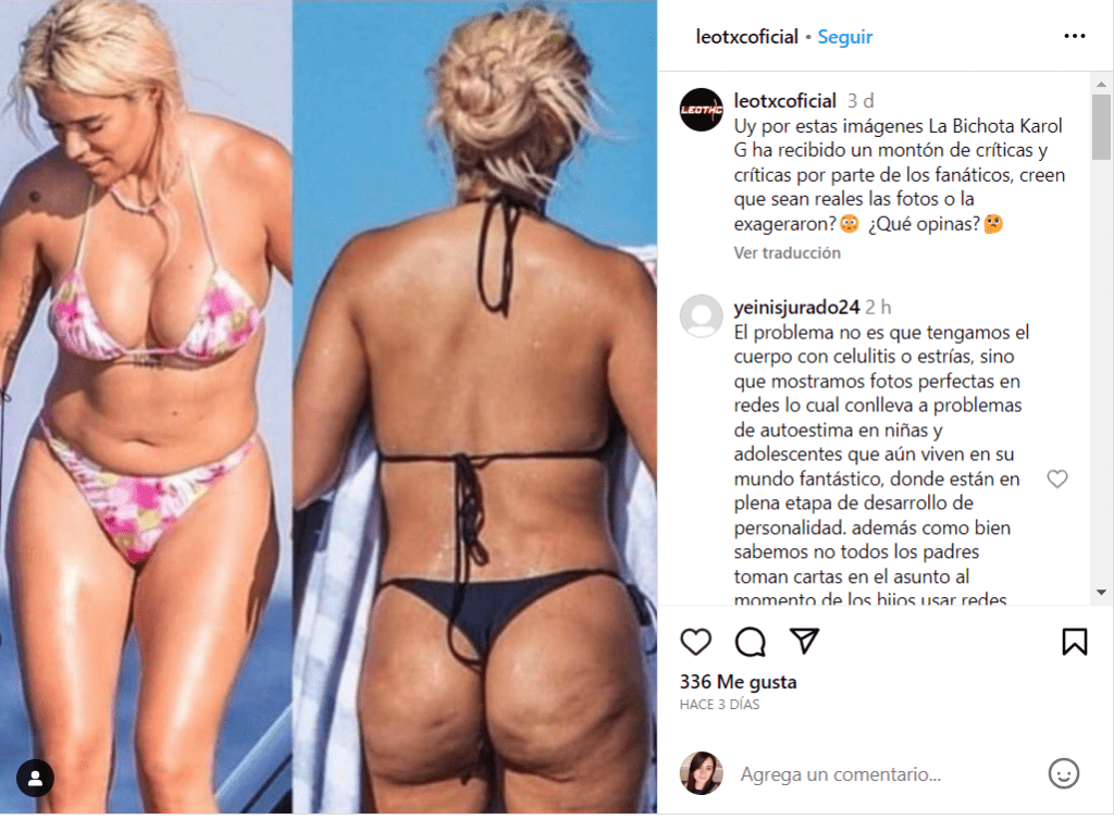 Se filtran sorprendentes fotos de Karol G 2 karol g Filtran fotos de Karol G en la playa mostrando sus atributos sin retoques, estas fotos sin lugar a dudas sorprendieron a todos los fanáticos que adoran el voluptuoso cuerpo de la bichota.