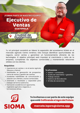 Ejecutivo de ventas SIoma