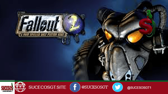 Análisis de Fallout 2: Un Viaje al Yermo Postapocalíptico 1 Portada del videojuego Fallout 2, es azul y con la imagen de una servo armadura en ella