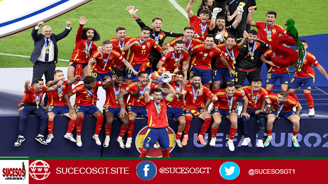 España Campeón de la Eurocopa Fotografia