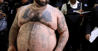 foto del lobo cabecillas del barrio 18 y Mara Salvatrucha
