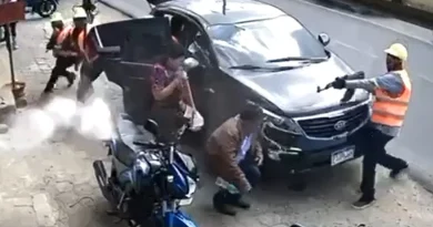 Escena del asesinato de José Elias Ramírez