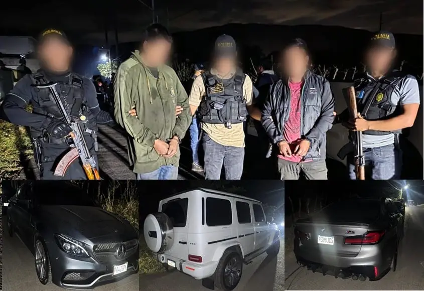 Golpe al robo de lujo: Caen presuntos integrantes de red dedicada a vehículos de alta gama en Villa Canales 1 Estructura criminal En un operativo de precisión ejecutado por investigadores de la DEIC-SGIC, la Policía Nacional Civil (PNC) logró desmantelar lo que parece ser una célula operativa de una estructura criminal especializada en el robo de vehículos premium. La acción policial tuvo lugar este martes 17 de marzo en el kilómetro 42.5 de la aldea El Jocotillo, Villa Canales.